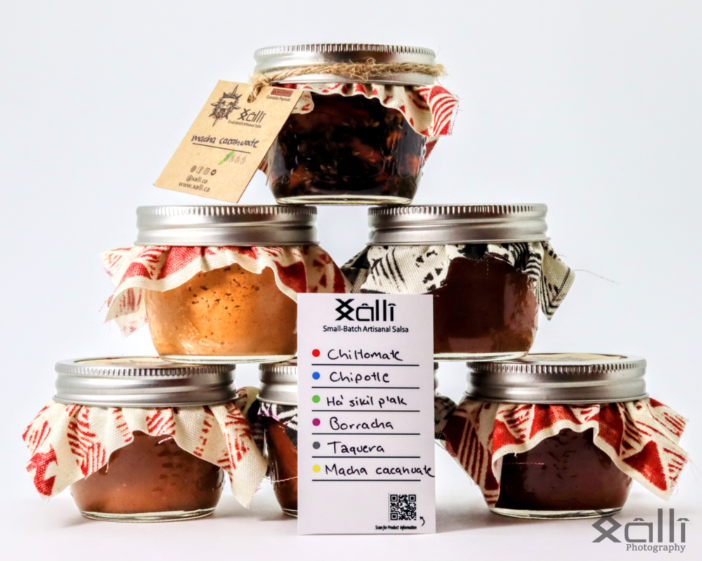 xalli toronto based mexican artisanal food salsa flight sample gift set 